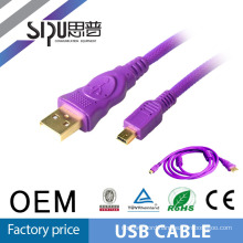 SIPU Wholesale price usb a to mini din 8pin cable mini usb double cable usb cable
